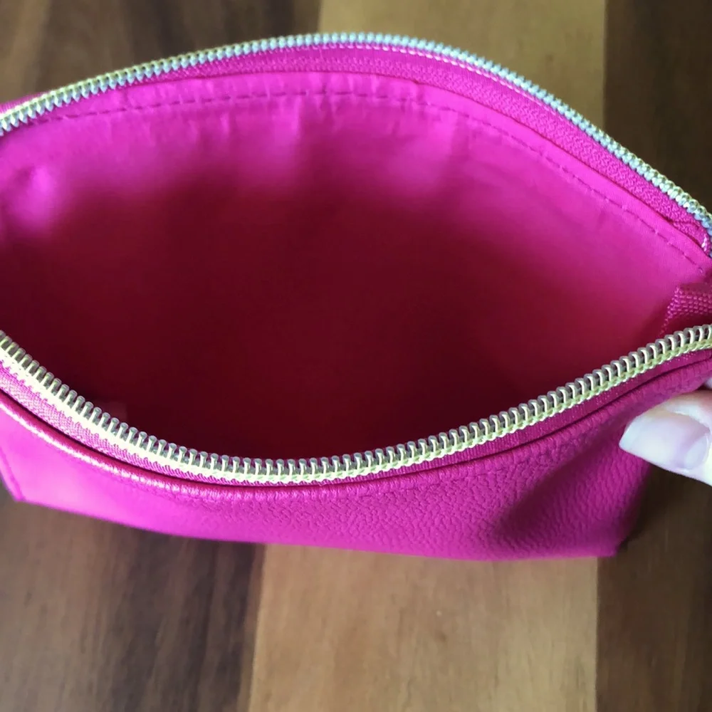 Brand New Saks Fifth Avenue Pink Cosmetic Pouch